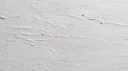 White Plaster Wall Texture Background with Horizontal Strokes for Interior Design and Decoration Purposes