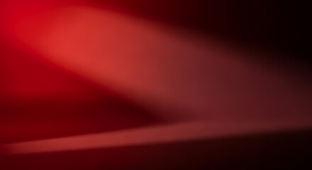 An abstract background featuring a gradient of red hues with a soft light effect on the surface created with generated ai