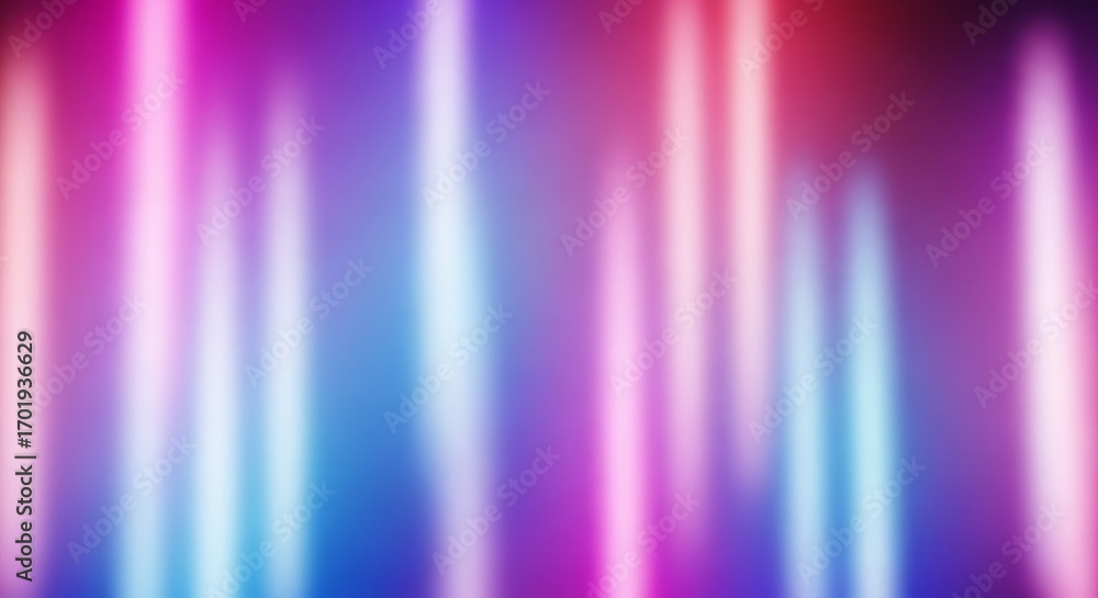 Poster abstract background with vertical lines of pink purple and blue creating a soft light effect design 