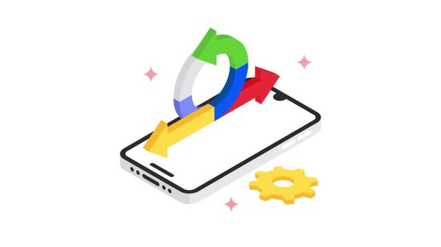 Agile isometric animation MP4 file
