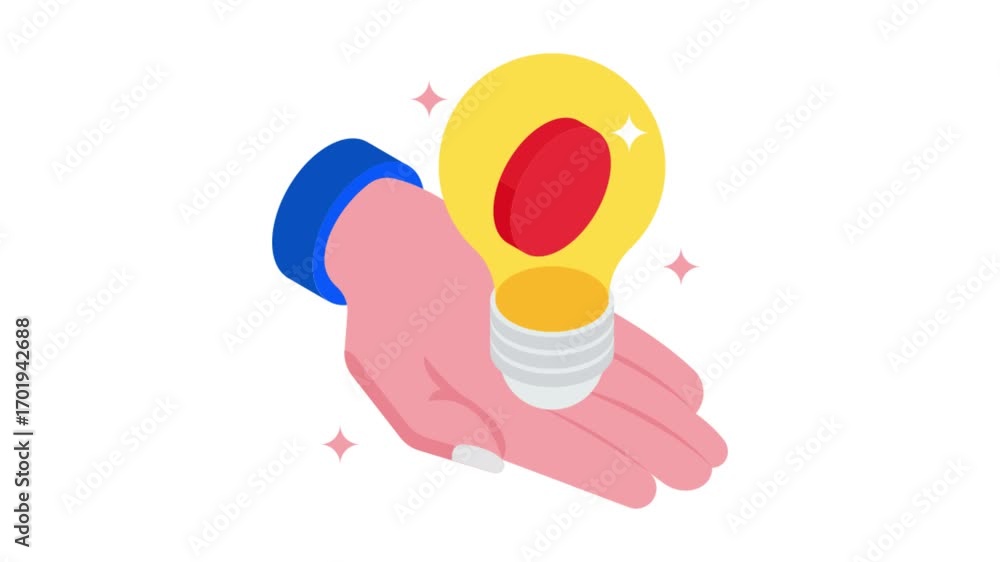 Poster idea ownership isometric animation mp4 file