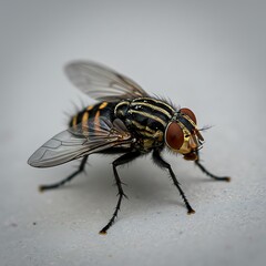 Striped Fly: A Macro Moment