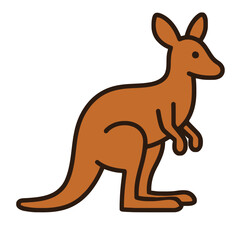 kangaroo vector illustration