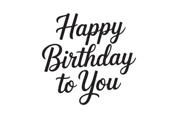 Happy Birthday Typography Designs