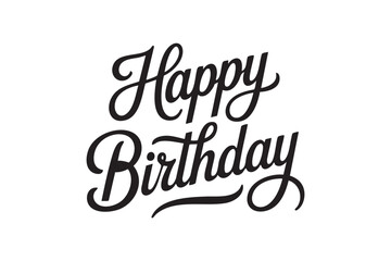 Happy Birthday Typography Designs