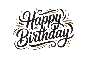 Happy Birthday Typography Designs