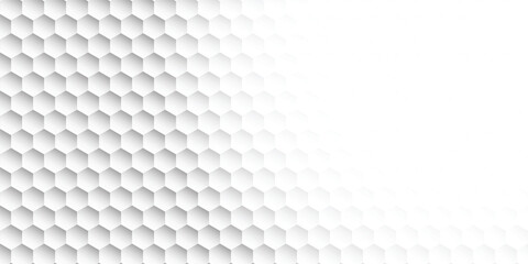White Honeycomb Template with Right Center Space