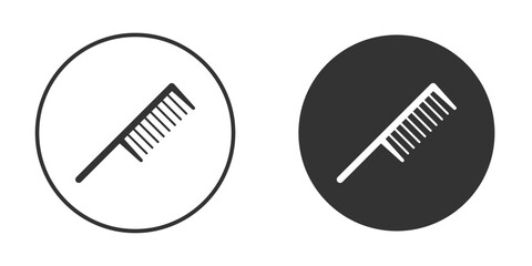 Hair brush icon or Logo. Flat Style vector EPS.