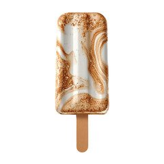 Milky Ice Cream Bar on transpart background