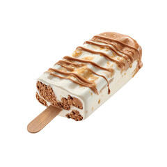 Milky Ice Cream Bar on transpart background