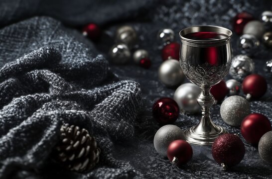 Christmas Ornaments with Communion Elements and Soft Blanket – Blending Holiday and Christian Symbols