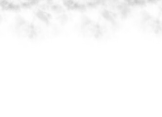 Transparent smoke fog clouds effect overlay 