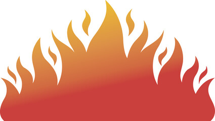 Fire flame PNG with transparent background, burning hot flame illustration for heat, energy, danger, campfire, explosion, bonfire, poster, digital artwork, and creative design projects