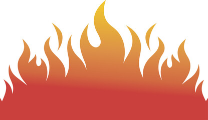 Fire flame PNG with transparent background, burning hot flame illustration for heat, energy, danger, campfire, explosion, bonfire, poster, digital artwork, and creative design projects