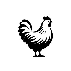Realistic Hen Vector Illustration – Farmyard Bird Design