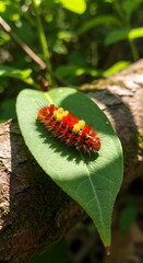 Crimson Jewel: A Tiny Forest Wonder