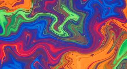 abstract colors blend in vibrant swirls creating visual harmony