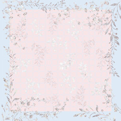 leaf natural hand drawn pattern native