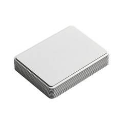 Minimalist white background business card holder