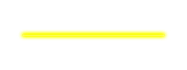 Obraz premium glowing yellow neon light line with sparkle effect on transparent background