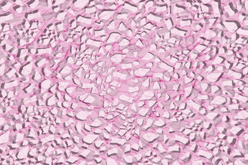 abstract pink background with white crack pattern