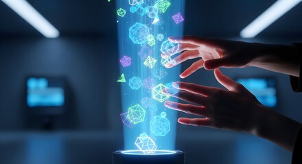 Immersive Technology: Hands Interacting with Digital Geometry