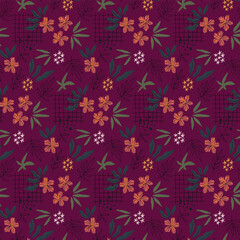 seamless floral pattern design 