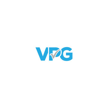 VPG, PVG, Abstract initial monogram letter alphabet logo design