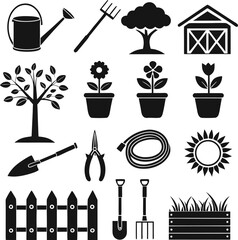 Animal head, card fish, play item and summer related icon design 