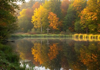 Autumn's Still Reflection