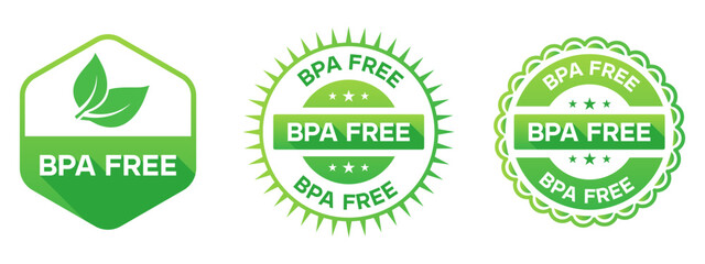 BPA Free Eco Friendly Product Label Badge Design