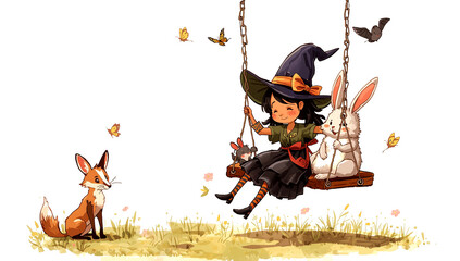 This little witch, her animal friends, and the enchantment of a sunny day make for a truly magical adventure.