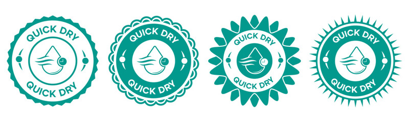Quick Dry Waterproof Product Badge Label Design