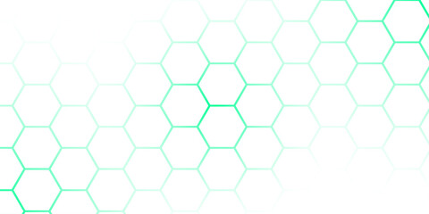 Abstract seamless blue honeycomb pattern background with geometric hexagonal grid design