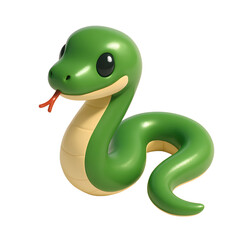 Fototapeta premium Snake Silhouette Icon – Reptile Animal Symbol Transparent PNG for Design