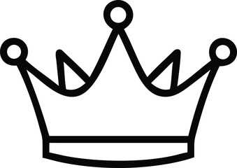 golden crown isolated on white