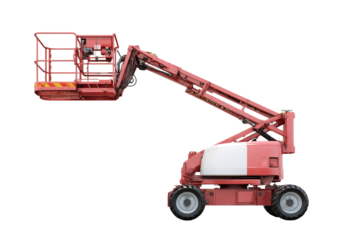Aerial Work Platform – 3D Illustration of Cherry Picker