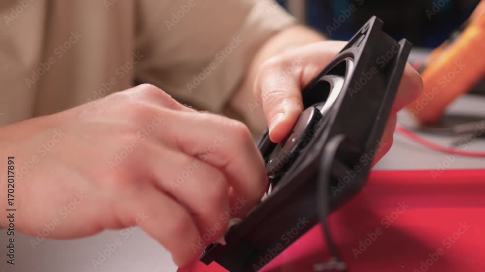 Poster assembling a highly efficient computer cooling system for maximum performance and longevity
