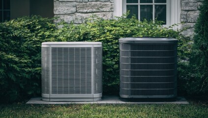 Dual Air Conditioning Units in Residential Setting