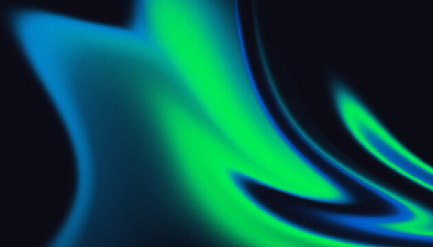 Abstract swirling blue and green gradient background