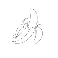  illustration of banana minimalism
