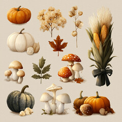 autumn season set 