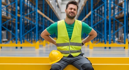 Construction Worker Happy with Safety Gear