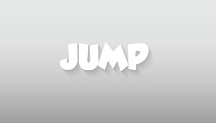 This graphic piece is a burst of typographic energy, perfectly capturing the joyful motion of the word 