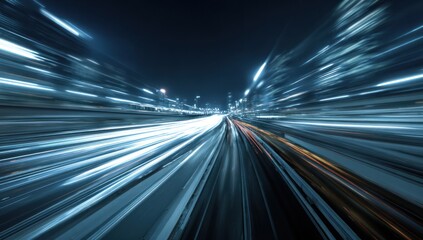 Night City Speed: A Motion Blur Masterpiece
