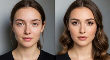 Makeup Transformation Before and After