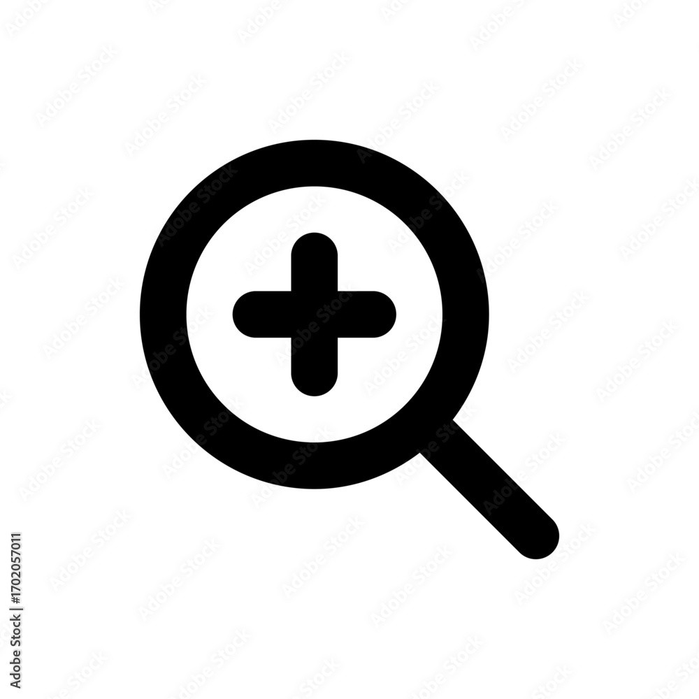 Poster black and white graphic of a window icon with a cube overlaying the bottom right corner in simple st