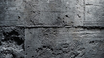 Obraz premium Wet concrete wall texture with visible hand-applied patterns