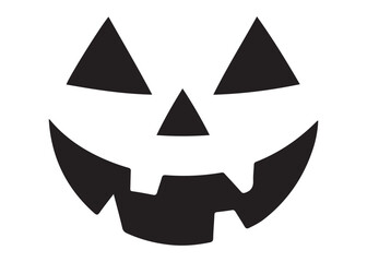 jack o lantern faces logo silhouette vector, pumpkin faces vector silhouette illustration, spooky jack o lantern face design, halloween pumpkin jack o' lantern logo silhouettes vector 