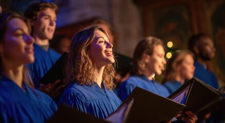 Obraz premium A Captivating Choir Performance